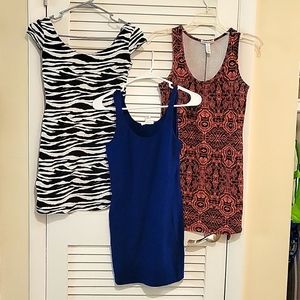 Lot of 3 bodycon dresses size small